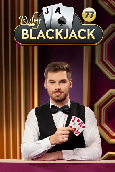 Blackjack 77 Ruby im Live Casino