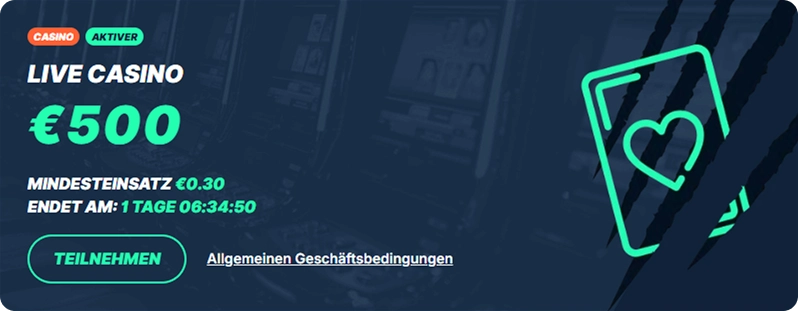 Live Casino Turniere im Playzilla Casino