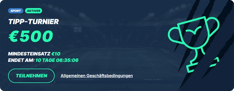 Tipp-Turnier für Sportwetten-Fans